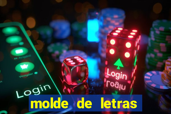 molde de letras feliz natal para imprimir